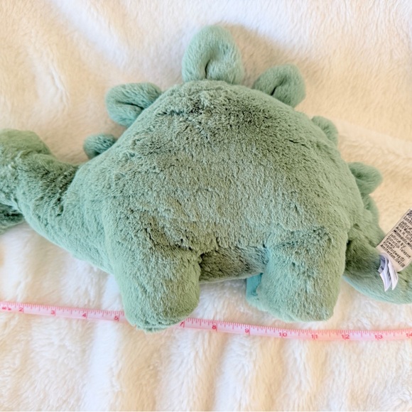Jellycat Fossilly Stegosaurus Green Plush Dinosaur - Retired - Medium - Picture 15 of 15